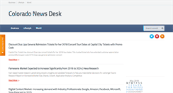 Desktop Screenshot of coloradonewsdesk.com